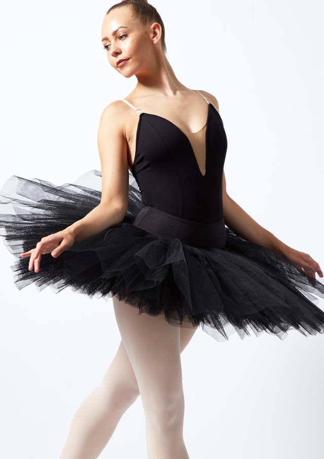 Bloch Belle Practice Tutu Black Front [Black]