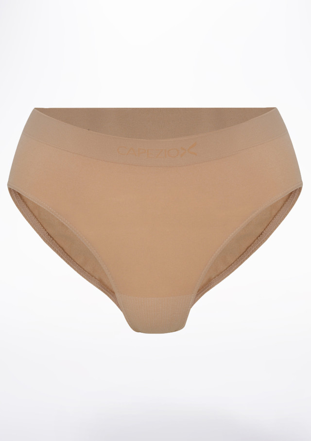 Capezio Brief Tan Front [Tan]