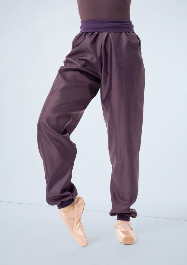 Intermezzo Heat Retention Pants Purple Front 2 [Purple]