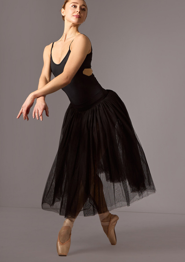 Move Dance Lula Romantic Tutu Black Front [Black]