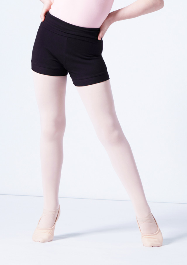 Move Dance Avie Teen Dance Short Black Front [Black]